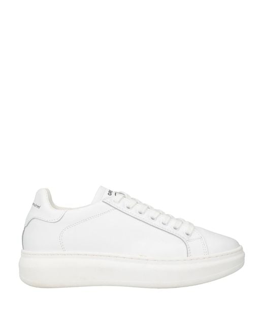 Grey Daniele Alessandrini White Sneakers for men