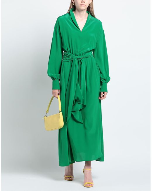 Crida Milano Green Maxi Dress