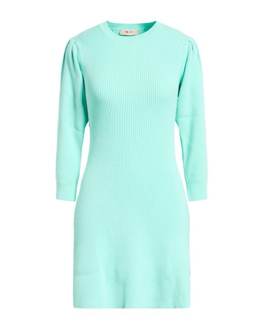 Twinset Blue Mini Dress