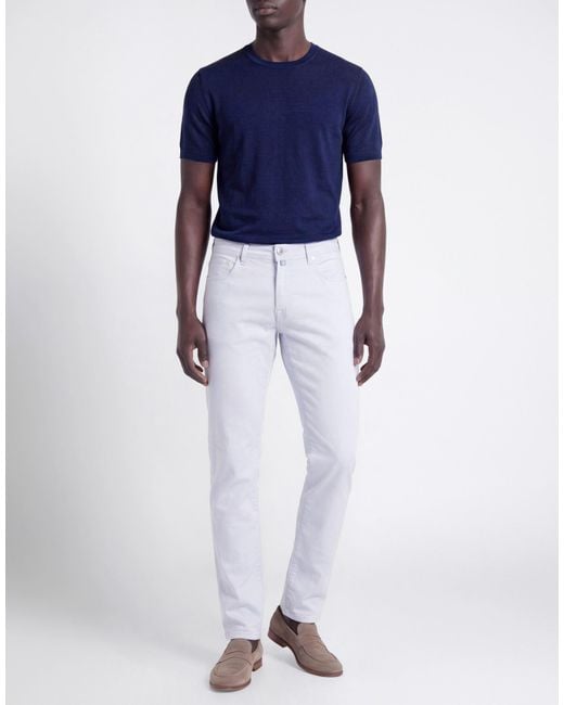 Jacob Cohen Blue Sky Pants Cotton, Lyocell, Elastane for men