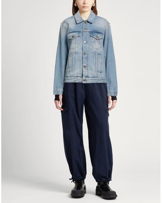 Alanui Blue Denim Outerwear