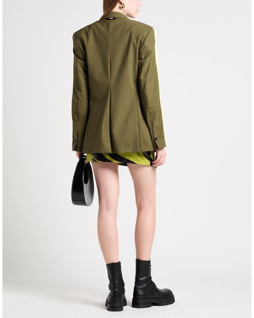 MSGM Green Blazer