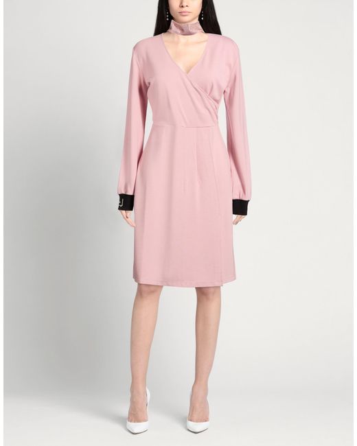 Liu Jo Pink Midi Dress