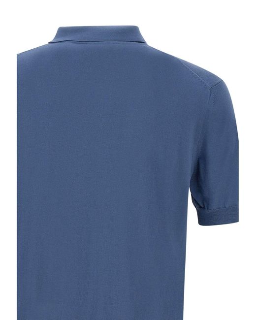 K-Way Poloshirt in Blue für Herren