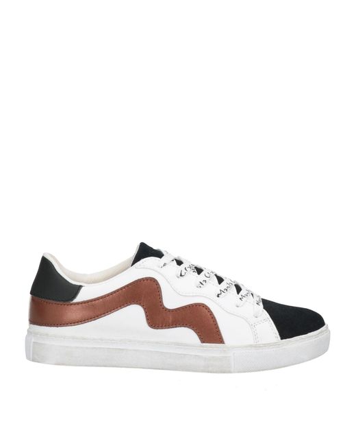 Manila Grace Brown Sneakers Leather