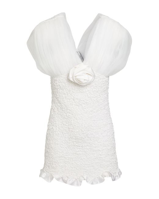 Alessandra Rich White Mini-Kleid