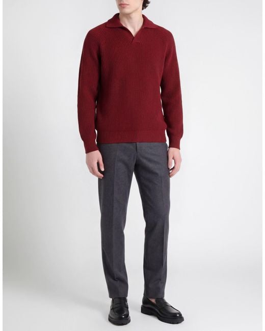 Pullover Gran Sasso de hombre de color Red