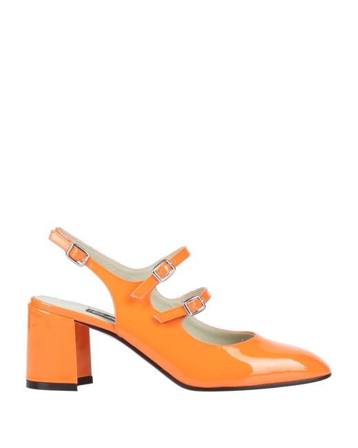CAREL PARIS Orange Pumps