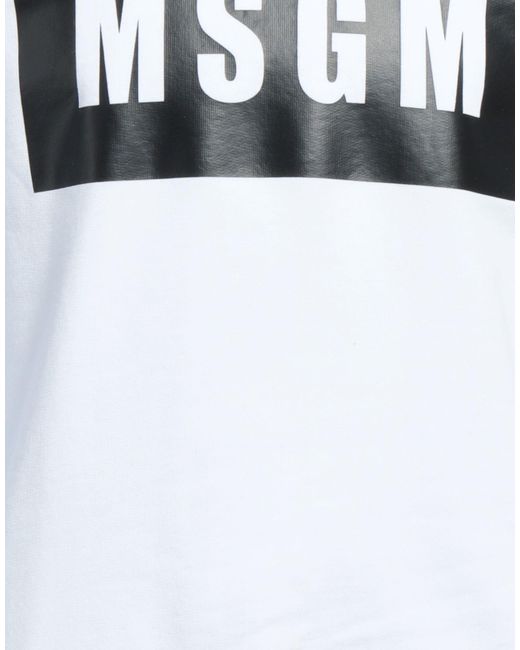 MSGM White Sweatshirt for men