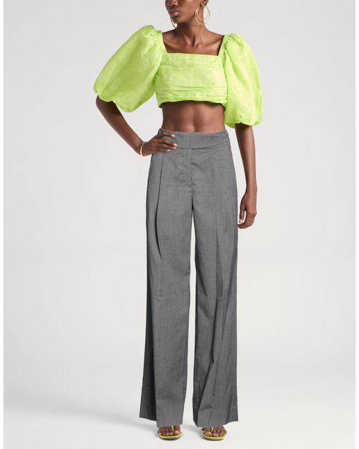 Manila Grace Gray Trouser