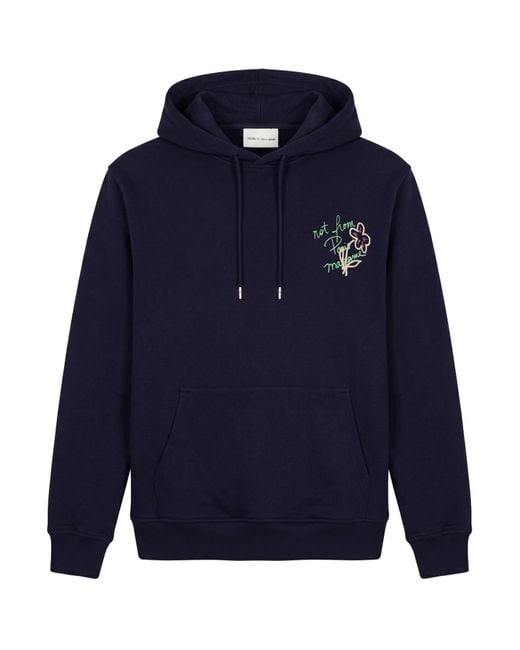 Drole de Monsieur Blue Sweatshirt Cotton for men