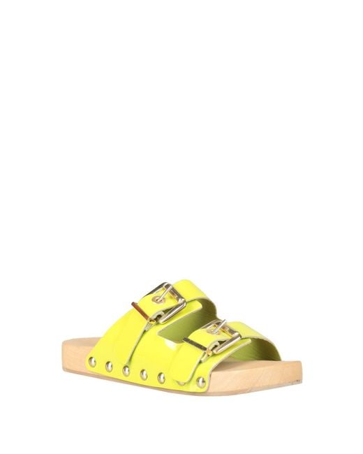 NCUB Yellow Mules & Clogs