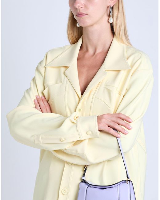 Opening Ceremony Yellow Shirt Polyester, Elastane