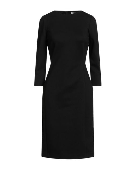 Agnona Black Midi-Kleid