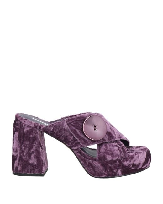 Jeannot Purple Sandals