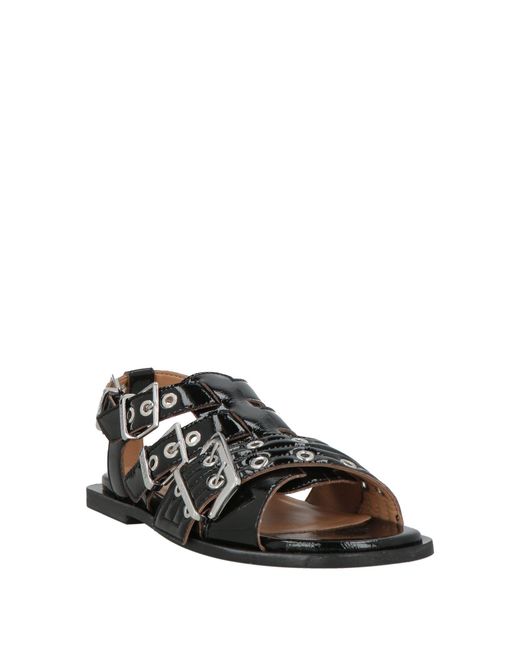 Ganni Black Sandals