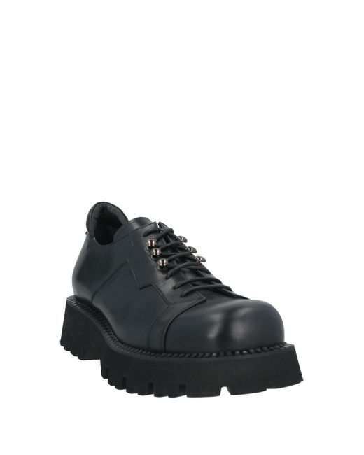 THE ANTIPODE Black Lace-Up Shoes Leather for men