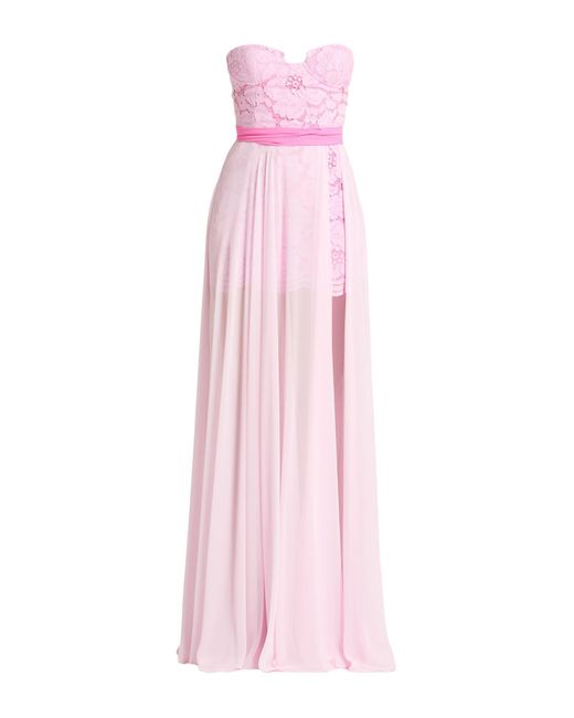Stefano De Lellis Pink Maxi-Kleid
