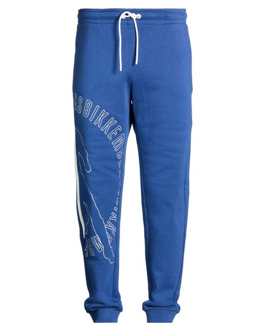 Bikkembergs Blue Pants for men