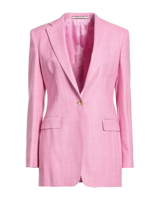 Tagliatore 0205 Pink Blazer Viscose, Polyamide, Lyocell