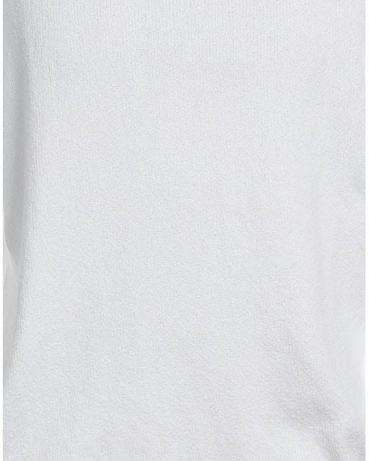 Fedeli White Sweater Cotton for men