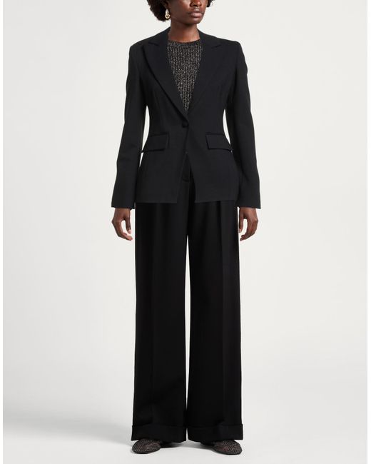 Manila Grace Black Blazer Viscose, Polyamide, Elastane