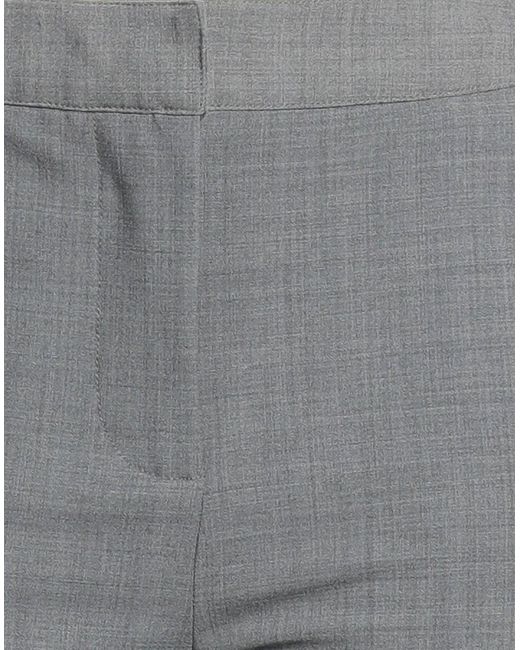 Camicettasnob Gray Pants Wool, Polyester, Elastane