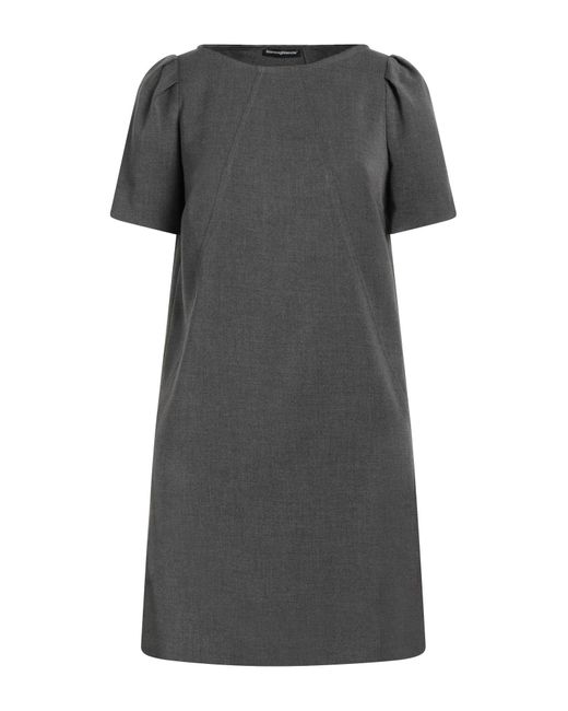 Biancoghiaccio Gray Mini Dress
