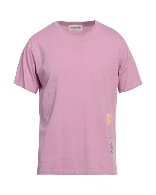 Officina 36 Pink T-shirt for men
