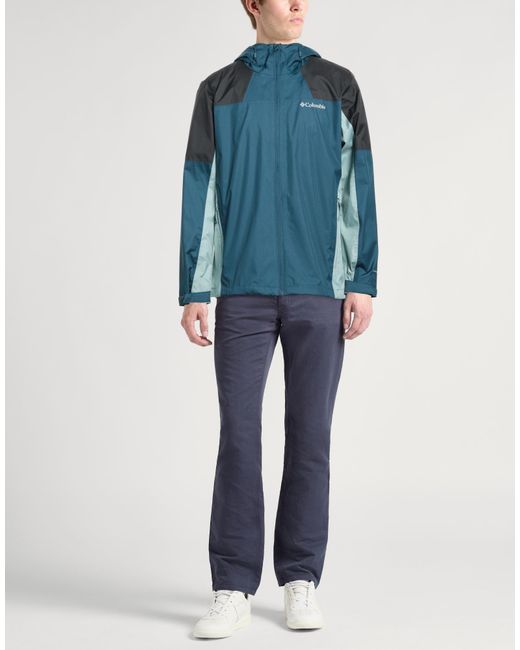 Columbia Blue Jacket Recycled Polyester for men