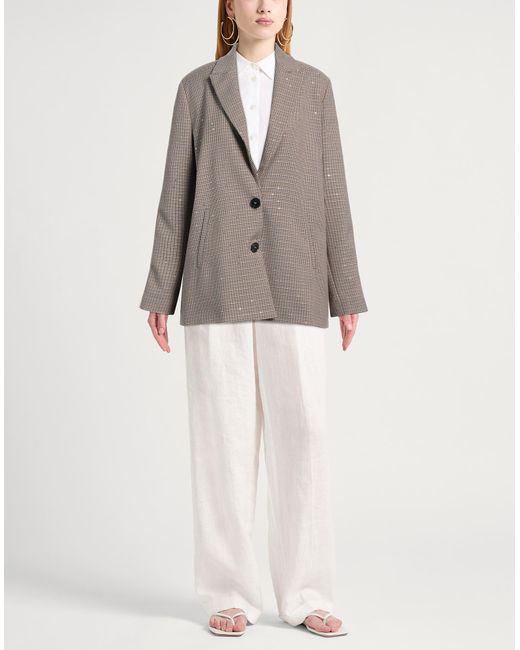 Blazer Gaelle Paris en coloris Brown