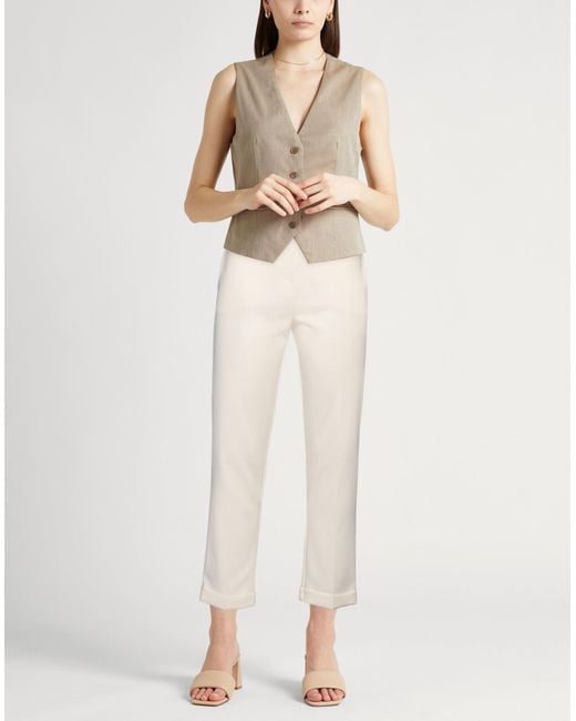 Sandro Ferrone White Trouser