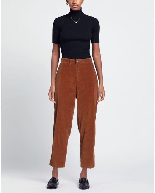 Briglia 1949 Brown Pants Cotton, Elastane