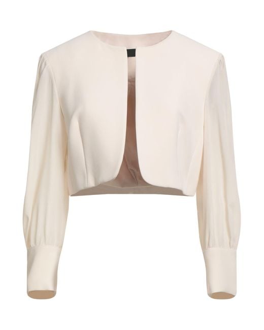 Camilla Natural Cream Jacket Polyester, Elastane