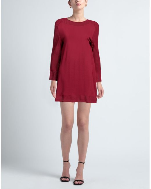 Alberta Ferretti Red Mini Dress