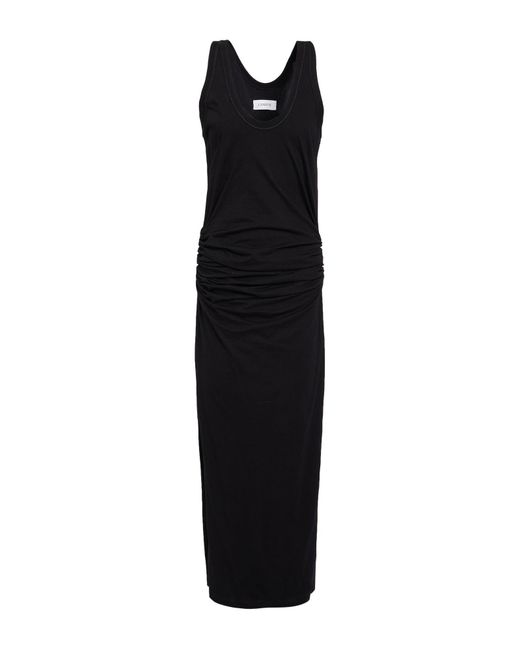 Laneus Black Maxi Dress Cotton