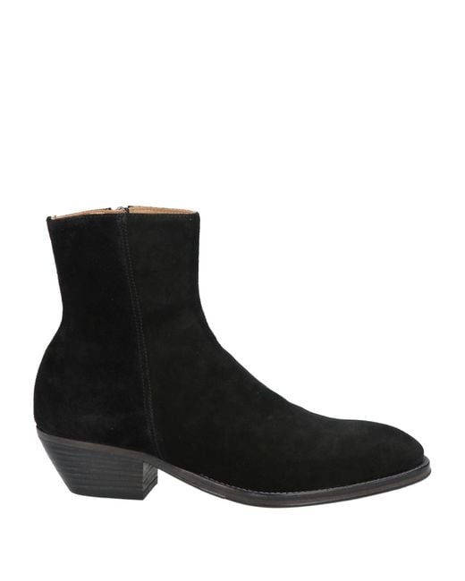 Alberto Fasciani Black Ankle Boots Leather
