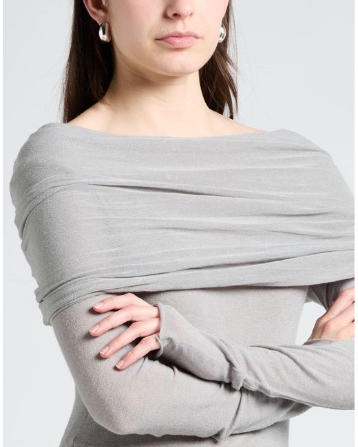 Alysi Gray Maxi-Kleid