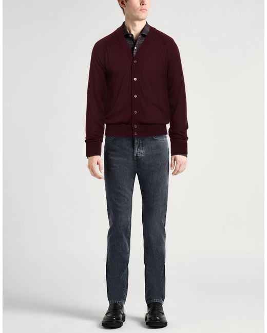 Paolo Pecora Purple Cardigan for men
