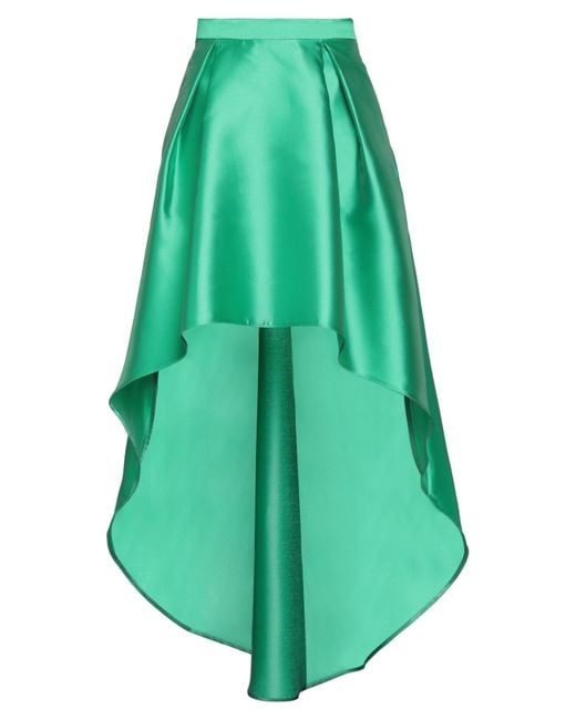SIMONA CORSELLINI Green Mini Skirt