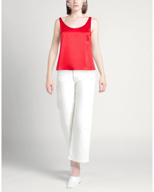 Top Danamé de color Red