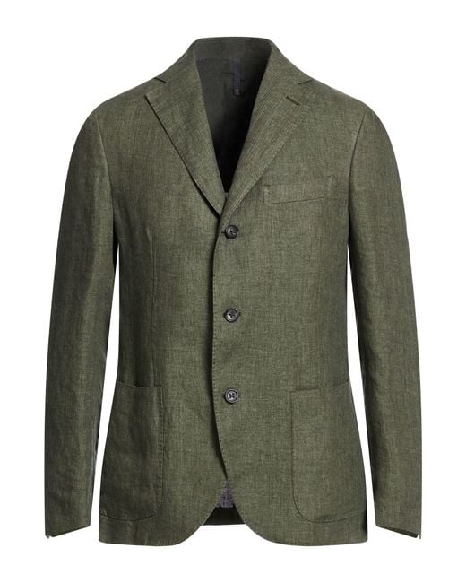 Montedoro Green Blazers for men