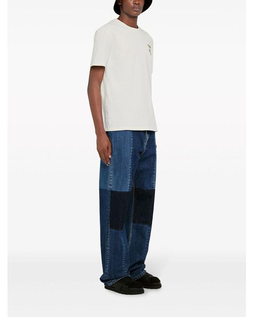 | Jeans con design patchwork | male | BLU | 30 di Jil Sander in Blue da Uomo