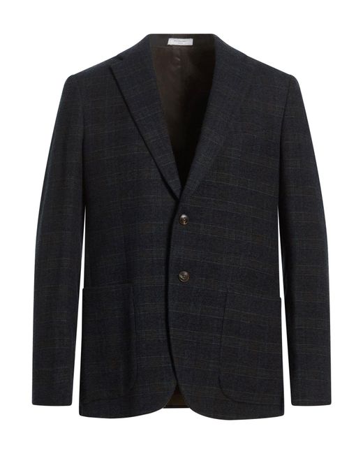 Boglioli Black Midnight Blazer Virgin Wool, Polyamide for men