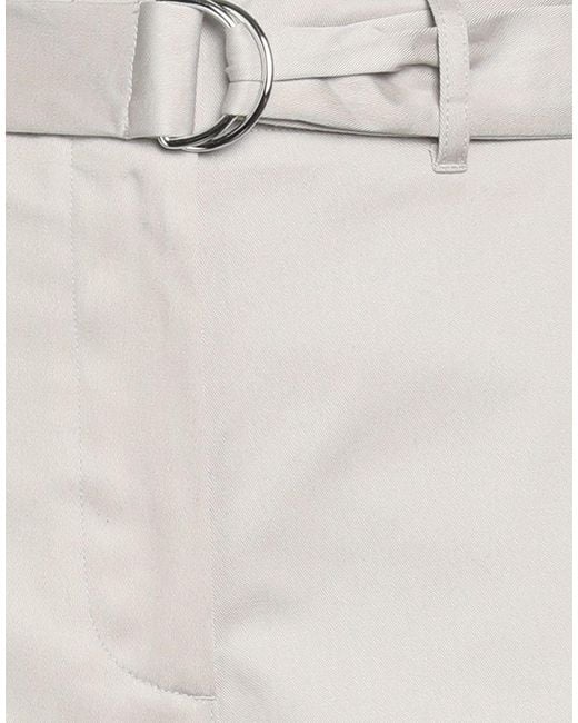 MSGM Gray Pants Cotton, Elastane