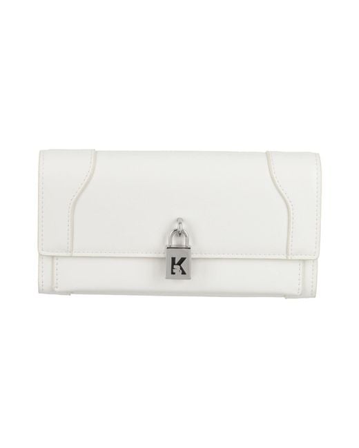 Karl Lagerfeld White Wallets