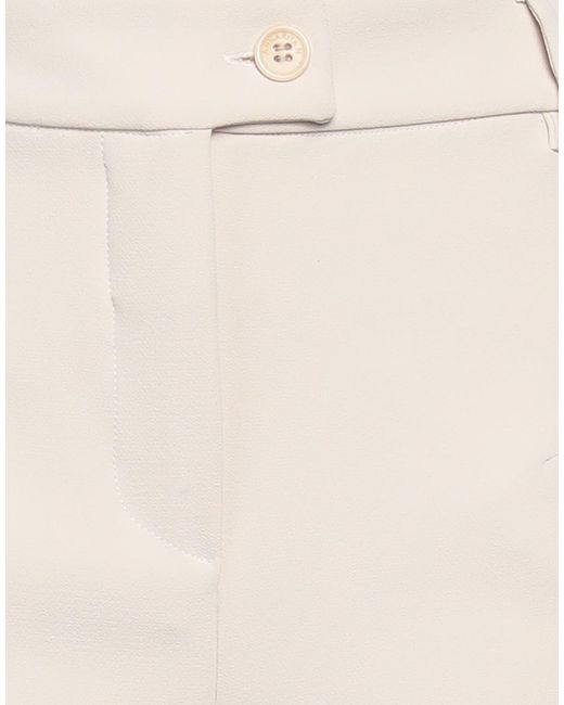 Annarita N. Natural Pants Polyester, Elastane