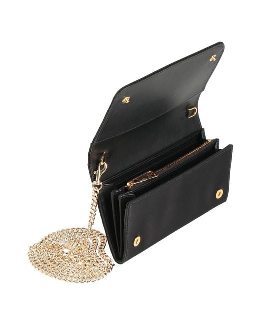 Moschino Black Crossbody Wallet