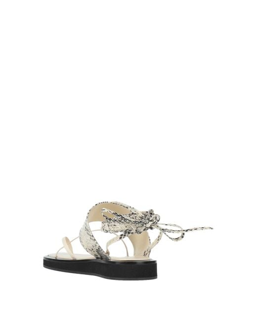 Paris Texas White Thong Sandal