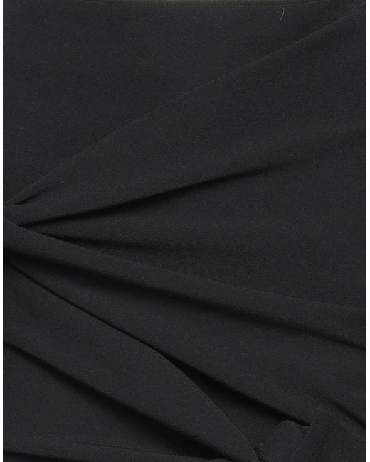 MSGM Black Mini Skirt Polyester, Elastane